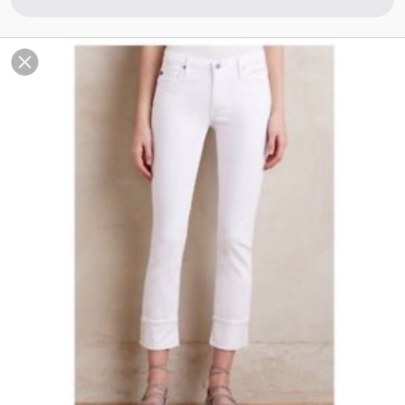 Ag Adriano Goldschmied Denim - AG The Stevie Cuff Slim Straight Cuffed Jeans